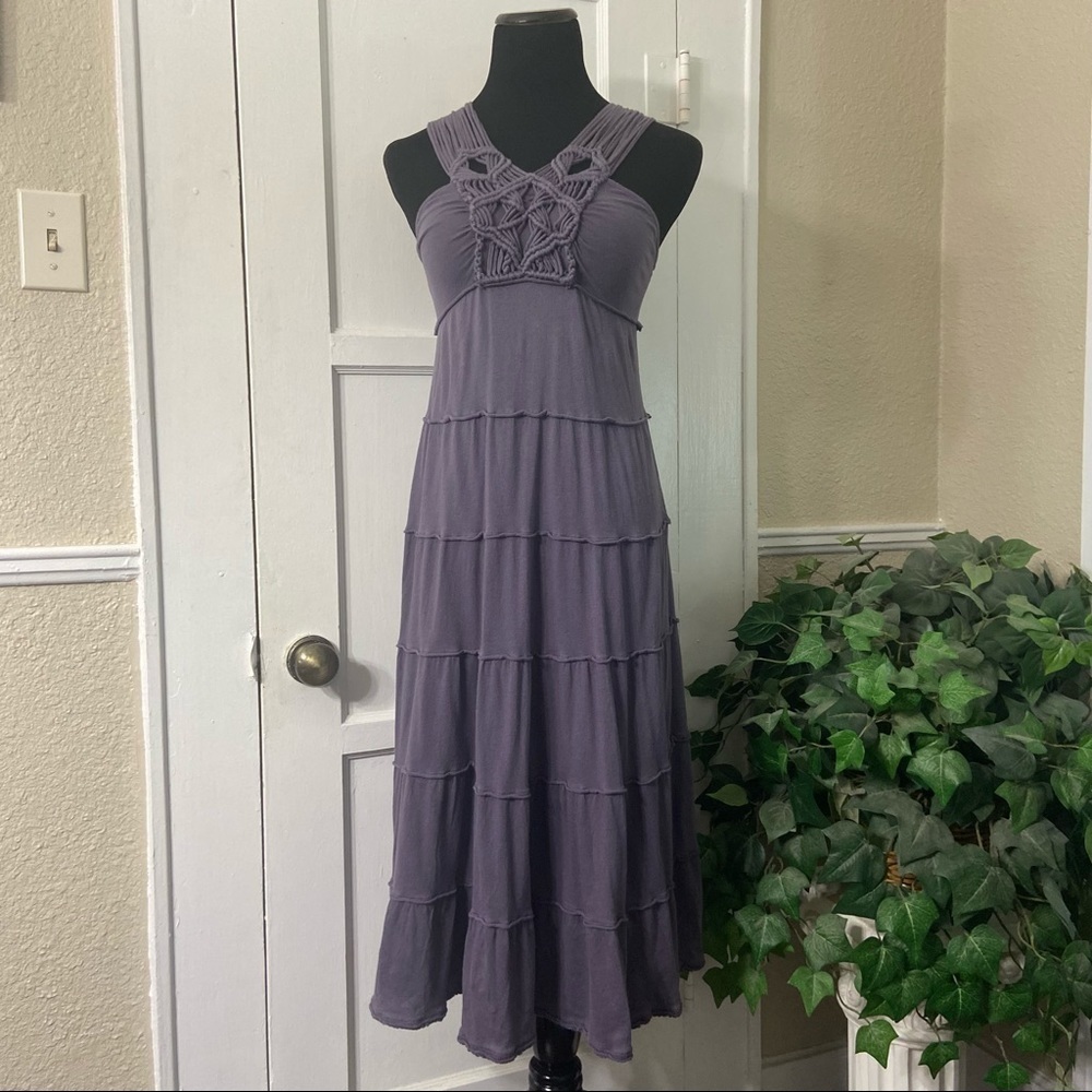 Free People Beach Free People Tiered Macrame Sun Dress - Picture 12 of 12